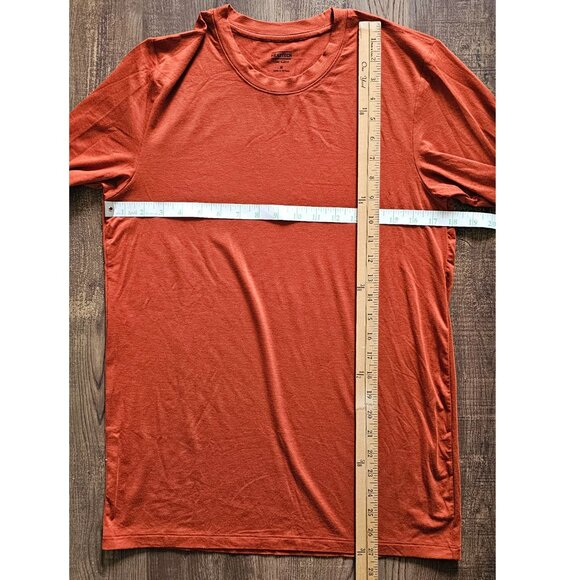 Uniqlo Heattech Lightweight Base Layer Long Sleeve Tee T-Shirt M, Terracotta - Picture 4 of 6